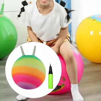 Прыгающий мяч Спорт Прыжки Упражнения Красочный 18 дюймов Игры в помещении и на открытом воздухе Прыжки с