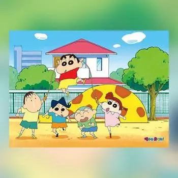 (PS) Пазл-скакалка Crayon Shin-chan с персонажами 500 деталей, популярные корейские пазлы