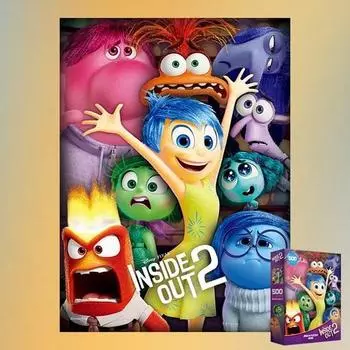 (PS) Disney Inside Out 2 Пазл Персонажи 500 Элементов, Корейские популярные пазлы