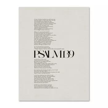 Псалом 121, принты со стихами из Библии, современные библейские Писания, настенное искусство, христианская настенная картина, Декор, принт с верой, постер с Иисусом, холст, искусство 21x30cm No Frame