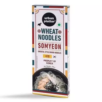 Пшеничная лапша «Сомён» Urban Platter, 250 г (Тонкая корейская лапша, жевательная текстура, восточный стиль, продукт Кореи)