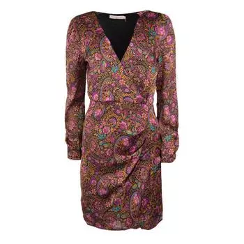Псишелическое приталенное платье с цветочным принтом Daina Женский LA PETITE ETOILE S разноцветный