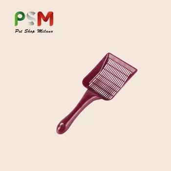 PSM Pet Cleaning Shovel Tool Suitable for Bentonite and Other Cat Litter Pet Supplies Cat Shovel In Stock 10x 26.5cm-Pink (hole size 3mm)