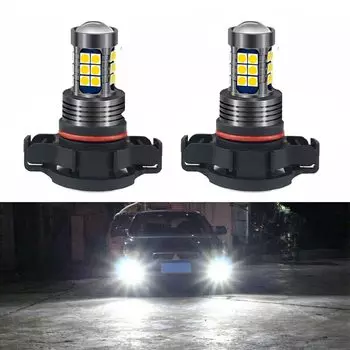 PSX24W LED Fog Bulb Daytime Lighting Car DRL Driving Lamp 21SMD Daytime Running Light PSX24W