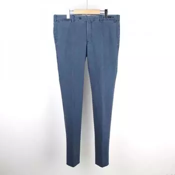 PT01 Брюки Супертонкие брюки-чиносы Темно-синие TU640335