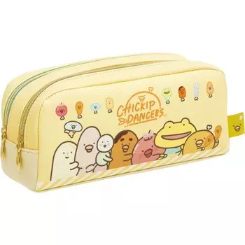 PT09201 Chiquip Dancers Twin Zipper Pen Pouch