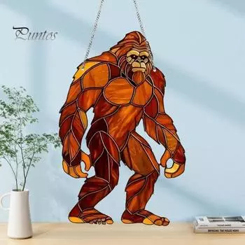 Птица Ловец Солнца Акриловый Красочный Сова Ловец Солнца 2D Многоцветный Животный Подвесной Украшение для Окна Веранды Уличный Декор Сада B