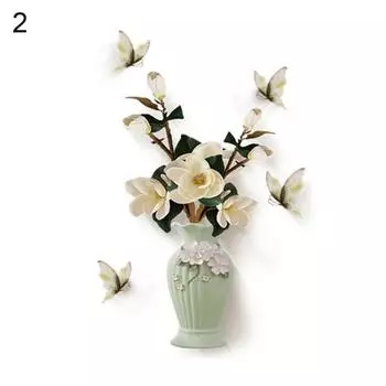 Птица Рыба Цветочная Ваза Наклейка На Стену Плакат Гостиная Прихожая 3#