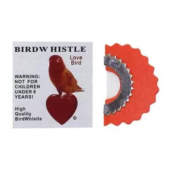 Птичий свисток, скрытый магический твиттер, шумогенератор, игрушка-трюк, вызывающий птиц, свистки для птиц красный