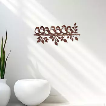 Птицы Металл Настенный декор Художественное произведение, Домашний декор, Креатив, Подвесной орнамент, Центральная часть