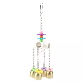 Птицы Попугай Качели Игрушка Лазание Звон Колокольчиков Попугай Игра Игрушки Тренировочный Инструмент