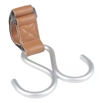 PU Baby Stroller Hooks Double Hook Stroller Accessories Cartoon Hanging Hook Bicycle