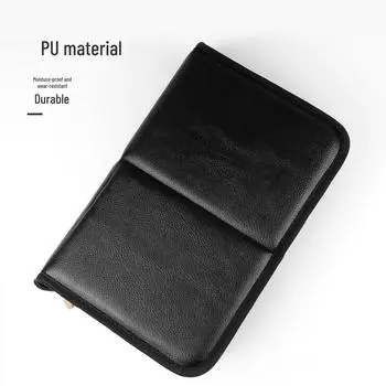 ПУ Большая вместимость 35 отделений Складная сумка для хранения визажиста для различных инструментов 18*27*5.8 cm чёрный