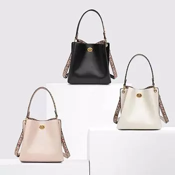 PU Bucket Bag for Women Casual Handbags Large Capacity Fashion Printing Shoulder Bag Ladies Messenger Bag Big Tote Bags