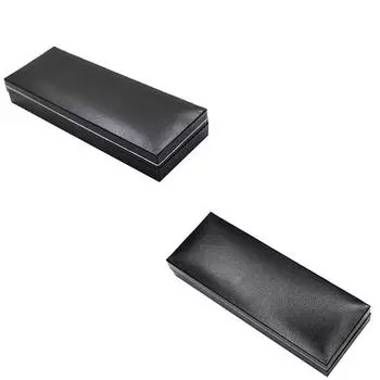 ПУ чехол для ручки коробка для хранения канцелярских принадлежностей органайзер для школы и офиса прозрачный чёрный