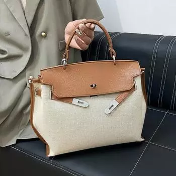 ПУ цветные легкие роскошные сумки-тоут для женщин модные универсальные сумки темперамент повседневные застежка-ручка сверху