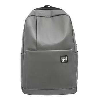 ПУ деловой рюкзак мужской дорожный рюкзак большой емкости студенческий легкий компьютерный школьный рюкзак серый
