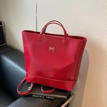 ПУ дизайнерская роскошная сумка через плечо прочная красивая универсальная простая модная сумка-рюкзак швейные нитки мягкие модные женские сумки-тоут