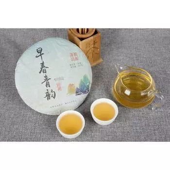 Pu er Tea 2014 Spring Tea Ancient Tree Tea Yunnan Seven Seed Cake Tea 357g