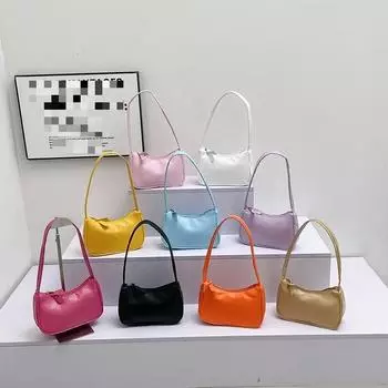 PU конфетного цвета мини-сумка женская сумка на плечо для девочек маленькая ручная сумка ключ телефон кошелек монета сумки для карт держатель для карт для женщин ярко-розовый