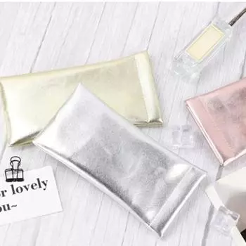 PU кожа переносной женский солнцезащитные очки защитный чехол дорожная сумка футляр для очков аксессуары для очков большой размер сумка для солнцезащитных очков золотой