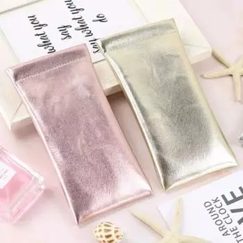 PU кожа переносной женский солнцезащитные очки защитный чехол дорожная сумка футляр для очков аксессуары для очков большой размер сумка для солнцезащитных очков золотой