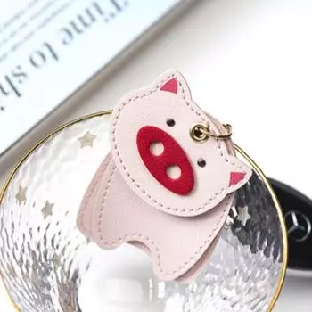 ПУ кожа ПУ животное брелок многокомпонентный автомобильный брелок кошка лягушка свинья кулон автомобильный ключ кулон Frog