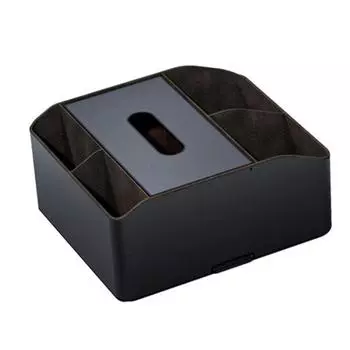 PU кожаный автомобильный подлокотник держатель для салфеток автомобильный органайзер для хранения телефона солнцезащитные очки чёрный