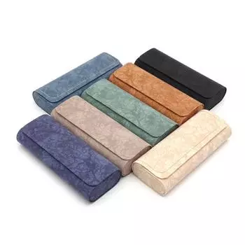 PU кожаный футляр для очков защитный чехол для очков модный чехол для солнцезащитных очков мужской зелёный