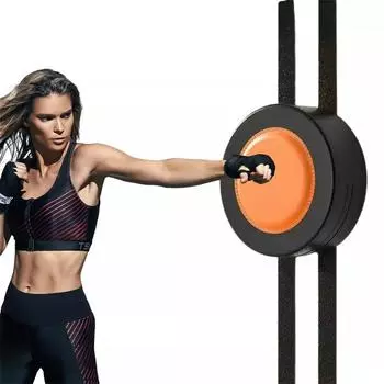 ПУ кожаный настенный круглый боксерский коврик для бокса удар мишень для тренировок мешок с песком спортивный манекен боксерская груша боец боевые искусства фитнес оранжевый