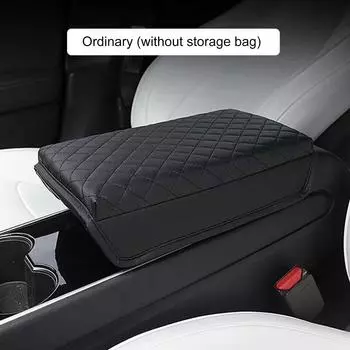 PU Leather Armrest Cover For Tesla Model 3 Y Center Console Protector Arm Rest Cushion Box Pad Car Accessories