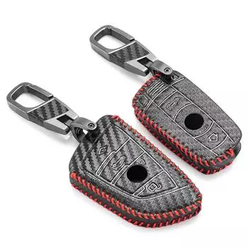 PU Leather Car Key Case Cover for BMW X1 X3 X4 X5 F15 X6 F16 G30 7 Series G11 F48 F39 520 525 f30 118i 218i 320i Car Accessories чёрный