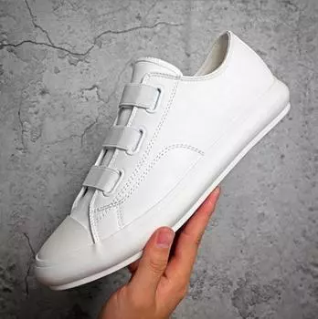 PU Leather Casual Shoes Men Sneakers Fashion Men White Shoes Cool Street Young Man Footwear Male Sneakers 38 чёрный