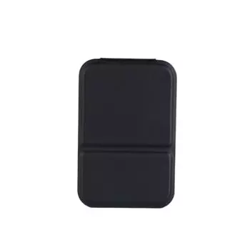 Pu Leather Fold Makeup Mirror Solid Color Pocket Make-up Mirror Small Vanity Mirror Bedroom