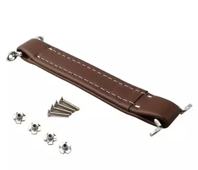 PU Leather Guitar Amplifier Handle Guitar Case Handle PA Equipment Handle New and Repair Parts (Dark Brown)
