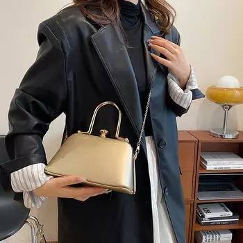 Кошельки из искусственной кожи и дамские вечерние сумки-мессенджеры с цепочками на плечо