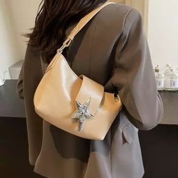 Женские сумки под мышками из искусственной кожи в стиле ретро, новые модные винтажные однотонные маленькие сумки через плечо, простые женские сумки на молнии