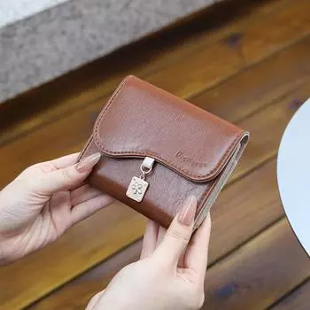 PU Leather Small Fresh Hardware Pendant Personalized and Fashionable Women s Handbag чёрный