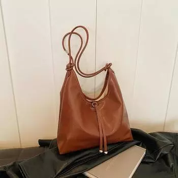 PU lock новая женская сумка через плечо однотонная универсальная модная сумка-хобо через плечо мягкая простая дизайнерская сумка для поездок на работу