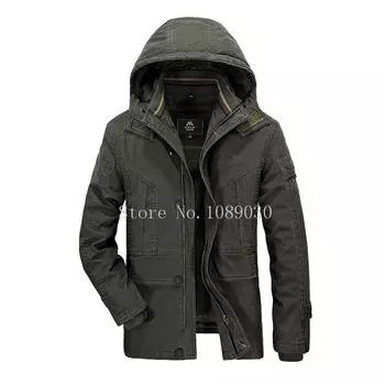 Pu Parka Military Fleece Liner Съемная зимняя куртка Толстое теплое зимнее пальто для борьбы с ожирением M синий