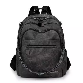 ПУ плечевая сумка женская многофункциональная плечевая сумка чёрный