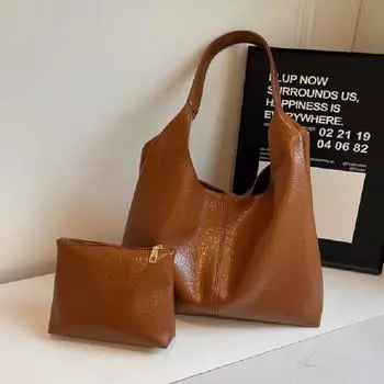 ПУ повседневные сумки через плечо большой емкости высокое качество универсальные сумки для женщин швейные нитки мода горячая распродажа