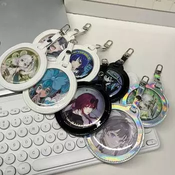 ПУ Прозрачная круглая сумка для значков, одиночный значок Itabag, повседневная сумка для хранения значков для детей S белый