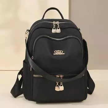 ПУ рюкзак большой емкости женский рюкзак для путешествий на открытом воздухе многоцелевая сумка через плечо хаки