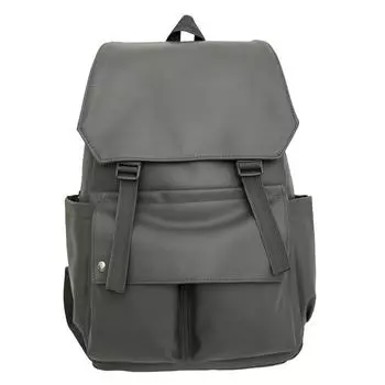 PU рюкзак для пары большой емкости женский школьный рюкзак мужской рюкзак серый