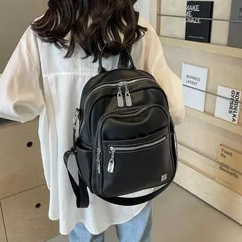 PU рюкзак новый женский большой емкости универсальные фактурные сумки модные студенческие школьные сумки рюкзаки для путешествий на открытом воздухе 31X23X16cm