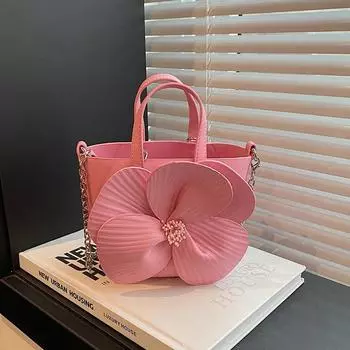 PU шнурок цветок модные новые женские сумки на ремне высокого качества тренд большой емкости милая сумка через плечо