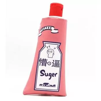 ПУ Стационарный пенал большой вместимости Кожаный пенал для карандашей Пенал для зубной пасты Школа Офис