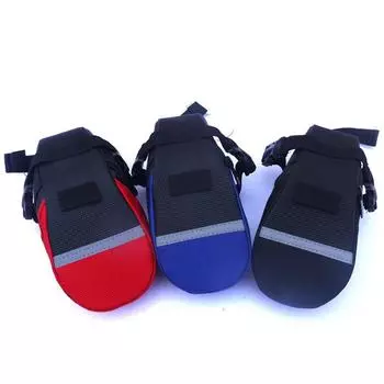 PU Universal Waterproof Bicycle Saddle Rear Seat Storage Bag Ultralight Tail Saddle MTB Road Bicycle Repair Tools Saddlebag чёрный