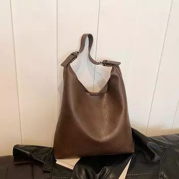 PU замок новый дизайнер однотонный простой модный мягкий плечевой мягкий западный стиль модная дорожная женская сумка